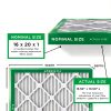 Filterbuy 16x20x1 Air Filter MERV 11 Superior Pet & Allergy Defense (4-Pack), Electrostatic Pleated HVAC AC Furnace Filters Replacement, Made in USA (Actual Size: 15.50 x 19.50 x 0.75)-1