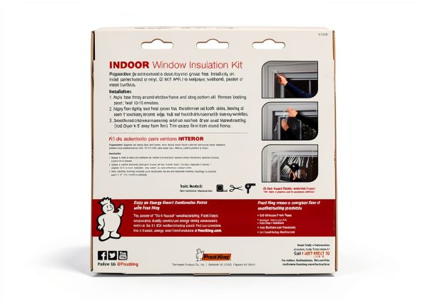Frost King Indoor Shrink Window Kit 42x62 Clear 9-Pack-2