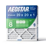 Aerostar 20x20x1 MERV 8 Air Filter 6 Pack – USA Made, High Efficiency-0