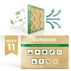 Filterbuy 16x20x1 Air Filter MERV 11 Superior Pet & Allergy Defense (4-Pack), Electrostatic Pleated HVAC AC Furnace Filters Replacement, Made in USA (Actual Size: 15.50 x 19.50 x 0.75)-3