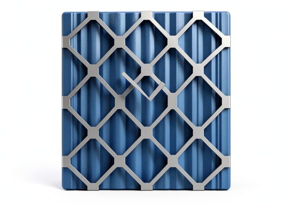 20x20x1 Air Filter Filterbuy MERV 13 4-Pack Blue Pleated HVAC-7